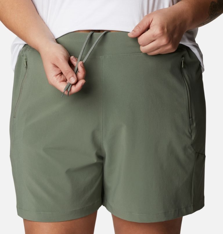 Women's Columbia PFG Tidal II Shorts Olive | Plus Size CA-X1A0L